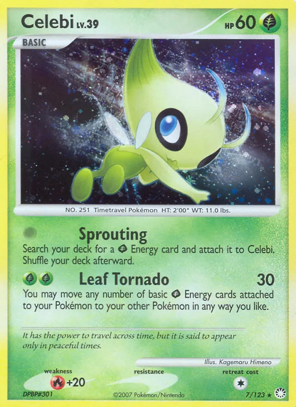 Celebi, Mysterious Treasures #7/123