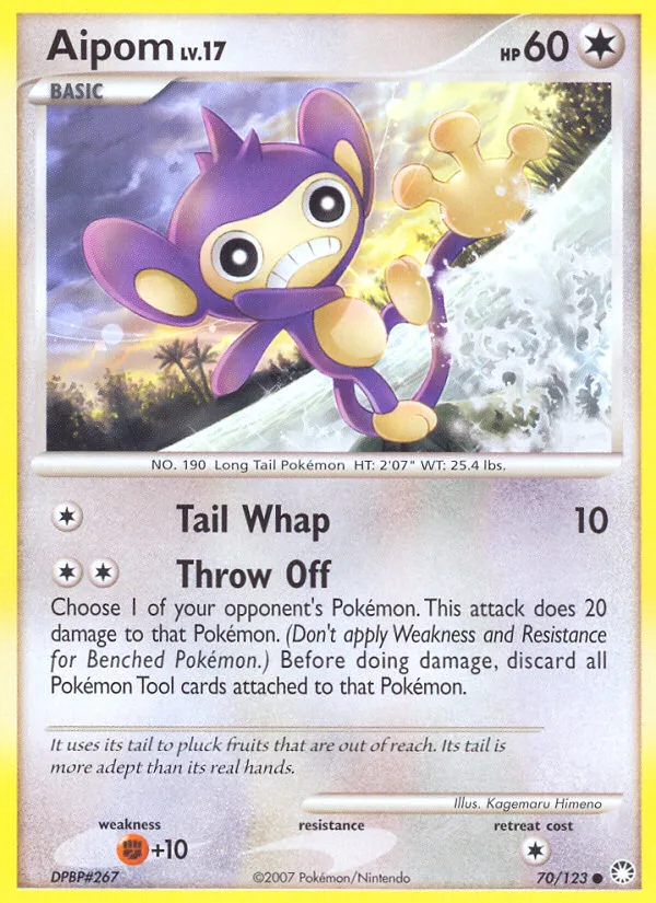 Aipom, Mysterious Treasures #70/123