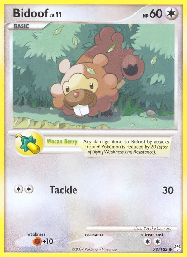 Bidoof, Mysterious Treasures #73/123