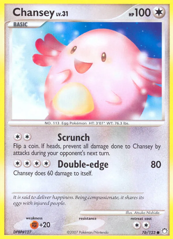 Chansey, Mysterious Treasures #76/123