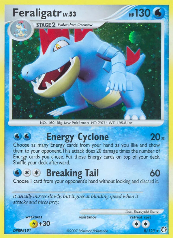 Feraligatr, Mysterious Treasures #8/123