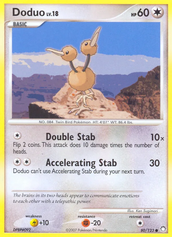 Doduo, Mysterious Treasures #80/123