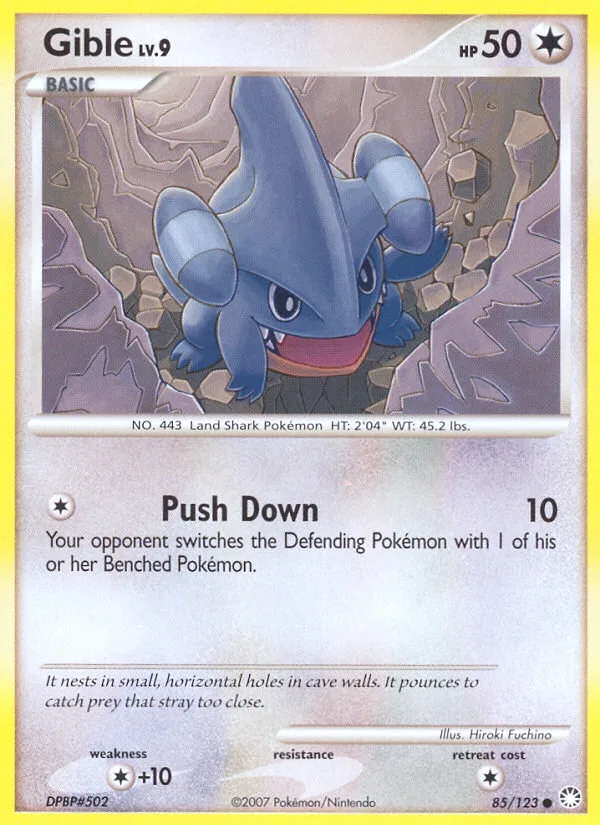 Gible, Mysterious Treasures #85/123