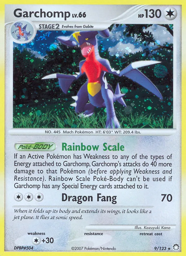 Garchomp, Mysterious Treasures #9/123