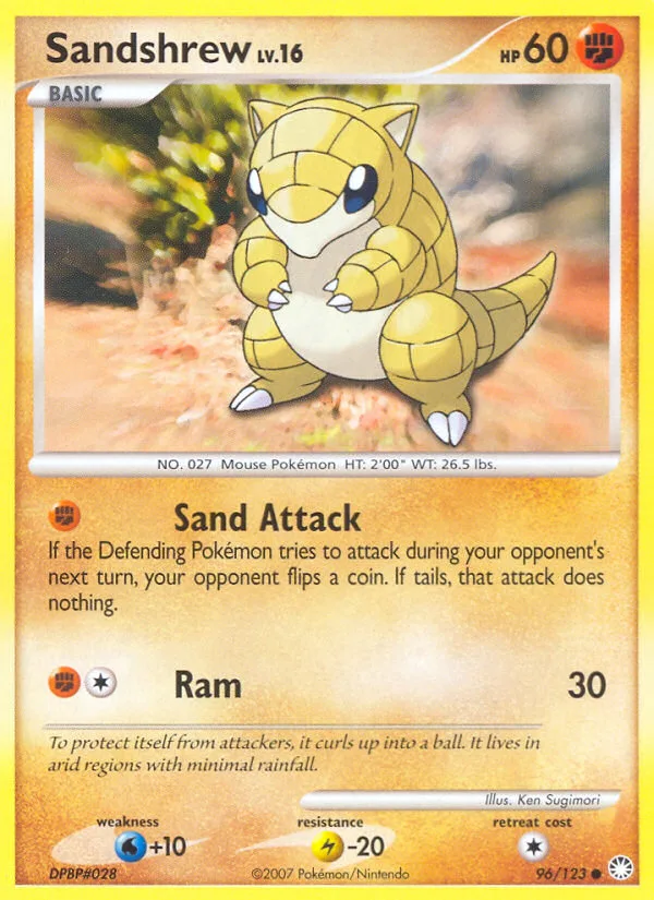 Sandshrew, Mysterious Treasures #96/123