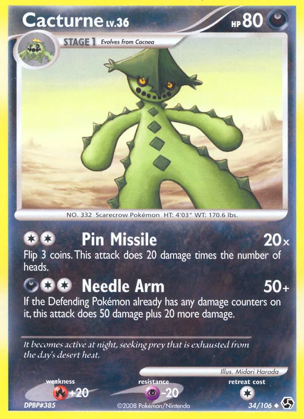 Cacturne, Great Encounters #34/106