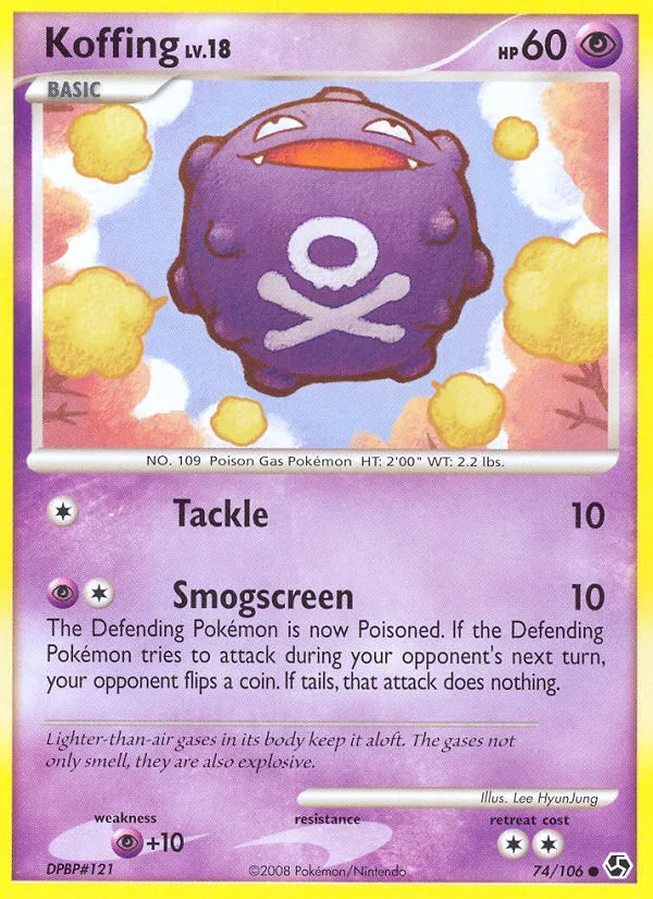 Koffing, Great Encounters #74/106