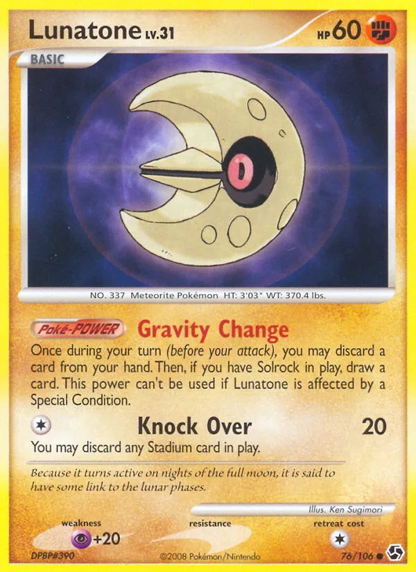 Lunatone, Great Encounters #76/106