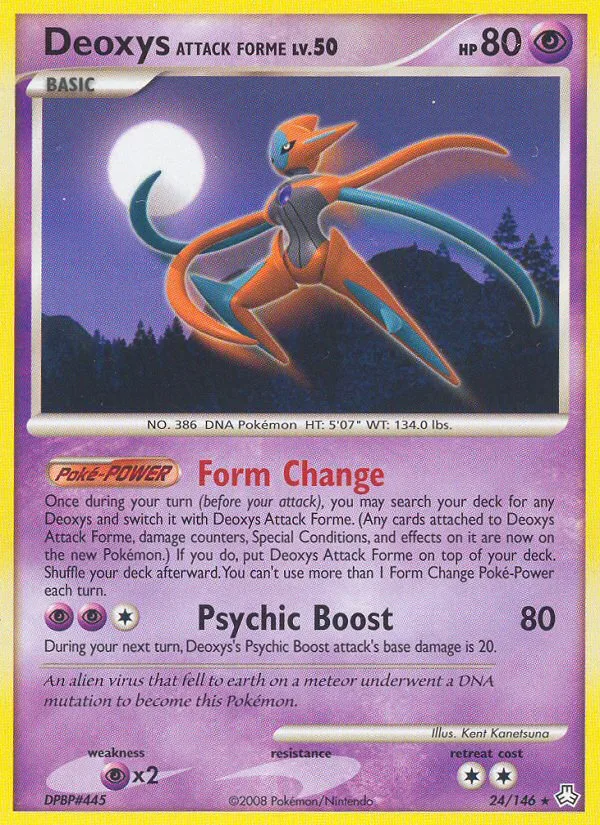 Deoxys Attack Forme, Legends Awakened #24/146