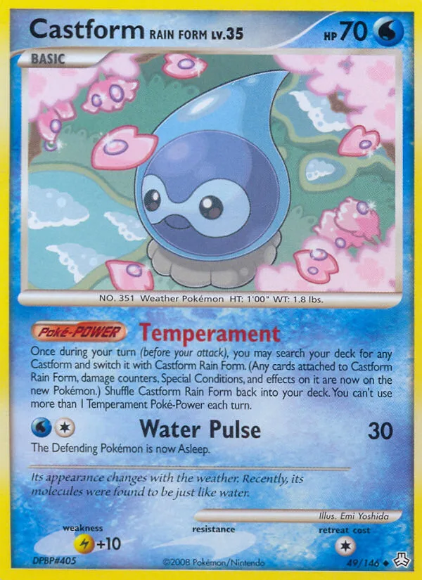 Castform Rain Form, Legends Awakened #49/146