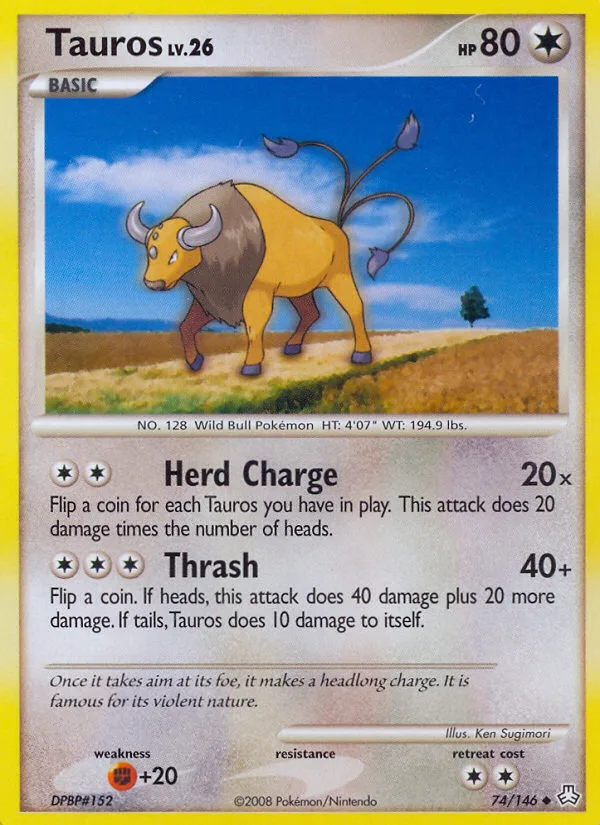Tauros, Legends Awakened #74/146