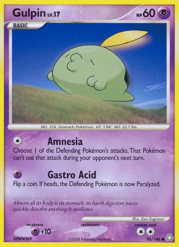 Gulpin, Legends Awakened #98/146