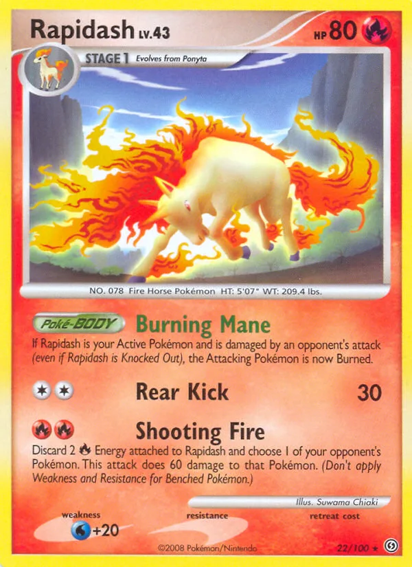 Rapidash, Stormfront #22/100