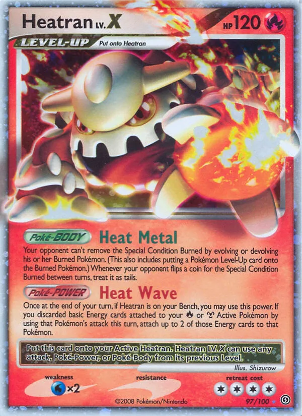 Heatran LV.X, Stormfront #97/100