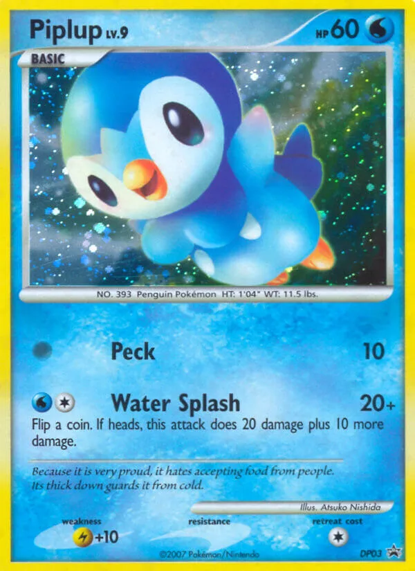 Piplup, DP Black Star Promos #DP03