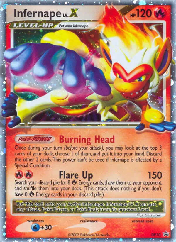 Infernape LV.X, DP Black Star Promos #DP10
