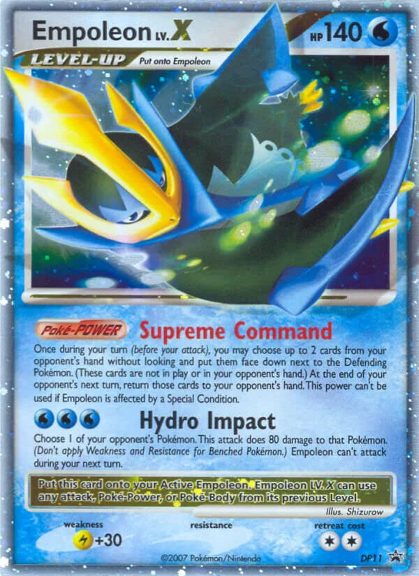 Empoleon LV.X, DP Black Star Promos #DP11