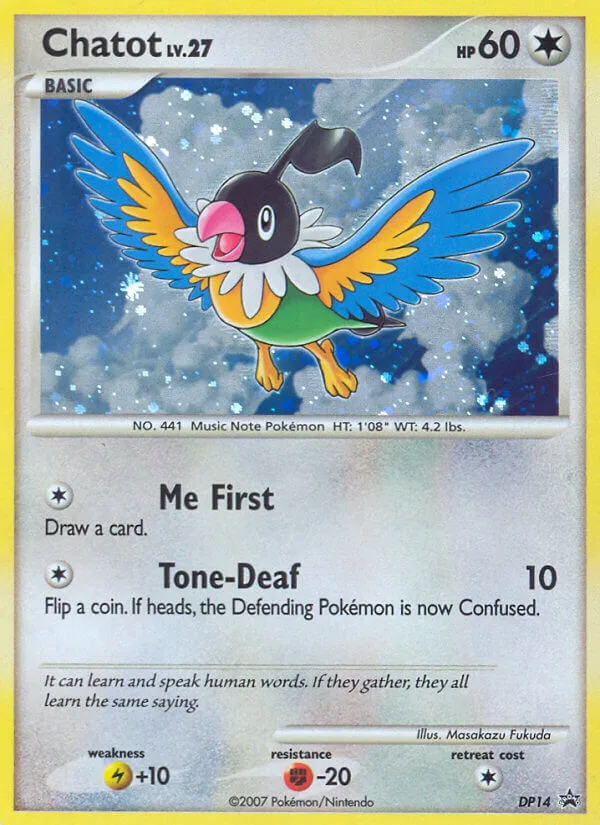 Chatot, DP Black Star Promos #DP14