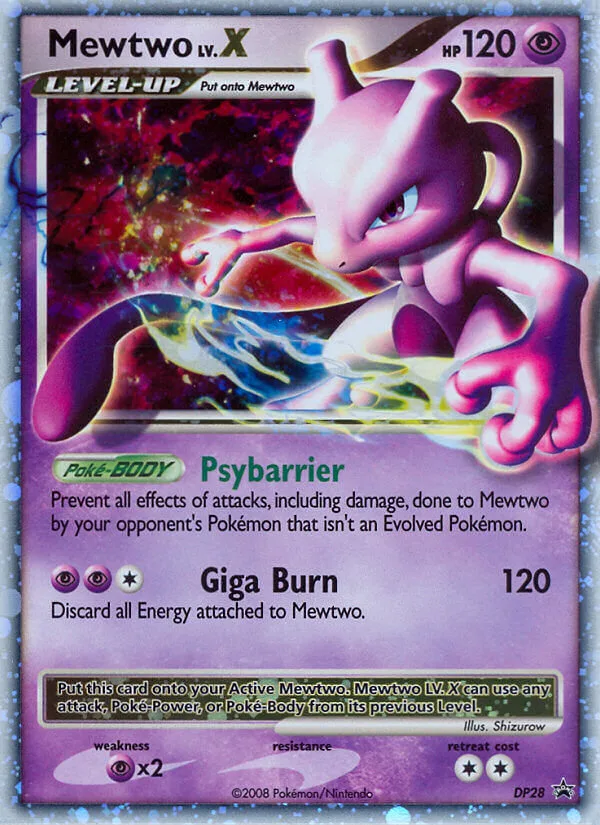Mewtwo LV.X, DP Black Star Promos #DP28