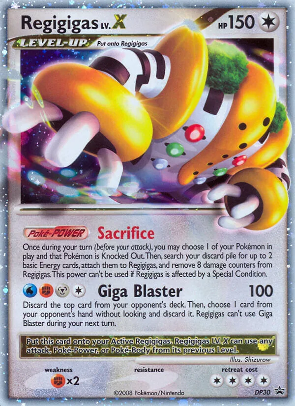 Regigigas LV.X, DP Black Star Promos #DP30