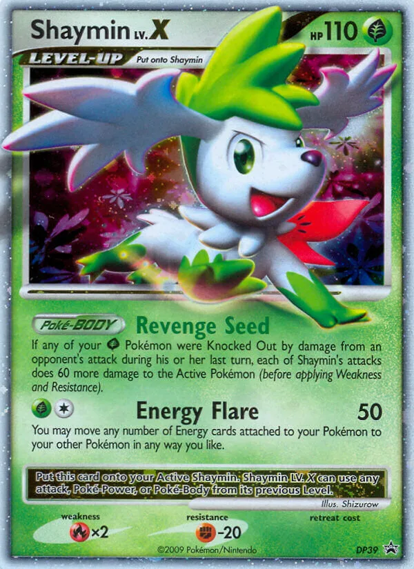 Shaymin LV.X, DP Black Star Promos #DP39