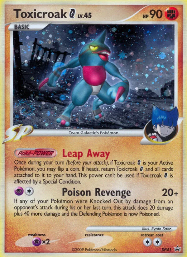 Toxicroak G, DP Black Star Promos #DP41