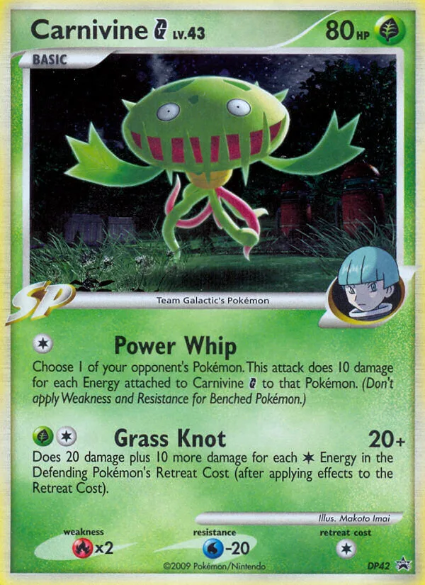 Carnivine G, DP Black Star Promos #DP42