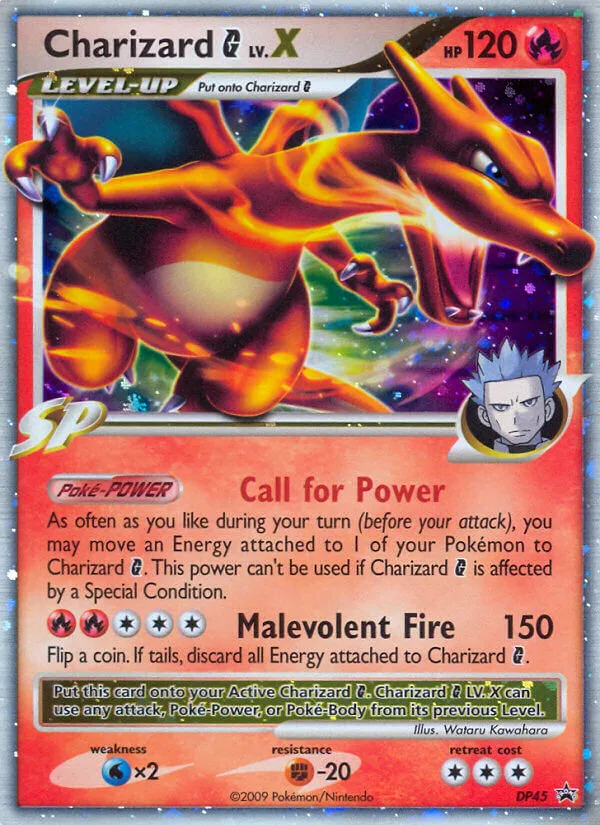 Charizard G LV.X, DP Black Star Promos #DP45