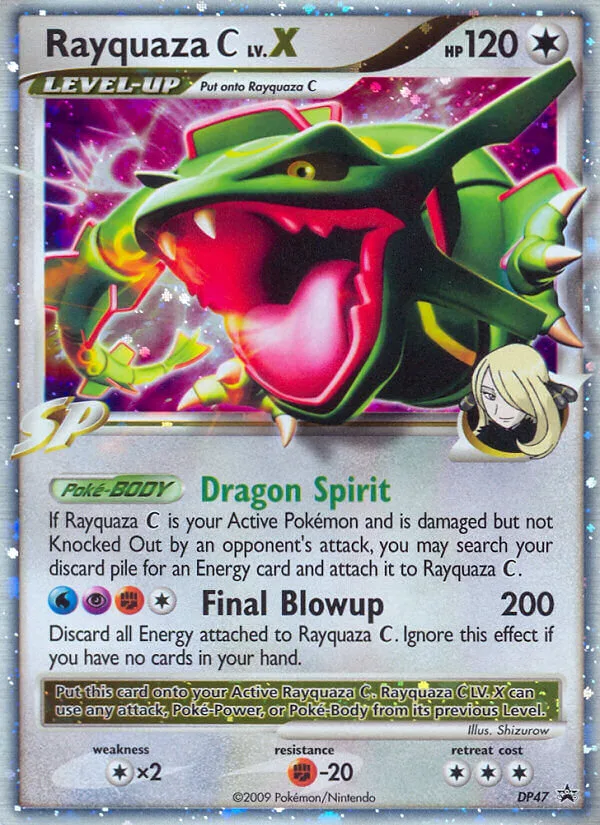 Rayquaza C LV.X, DP Black Star Promos #DP47