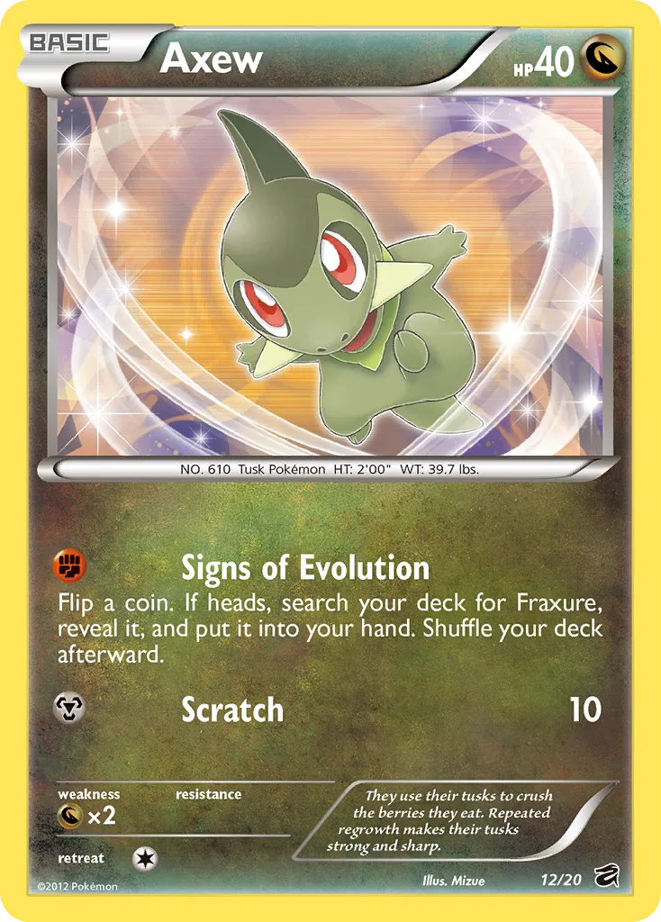 Axew, Dragon Vault #12/20