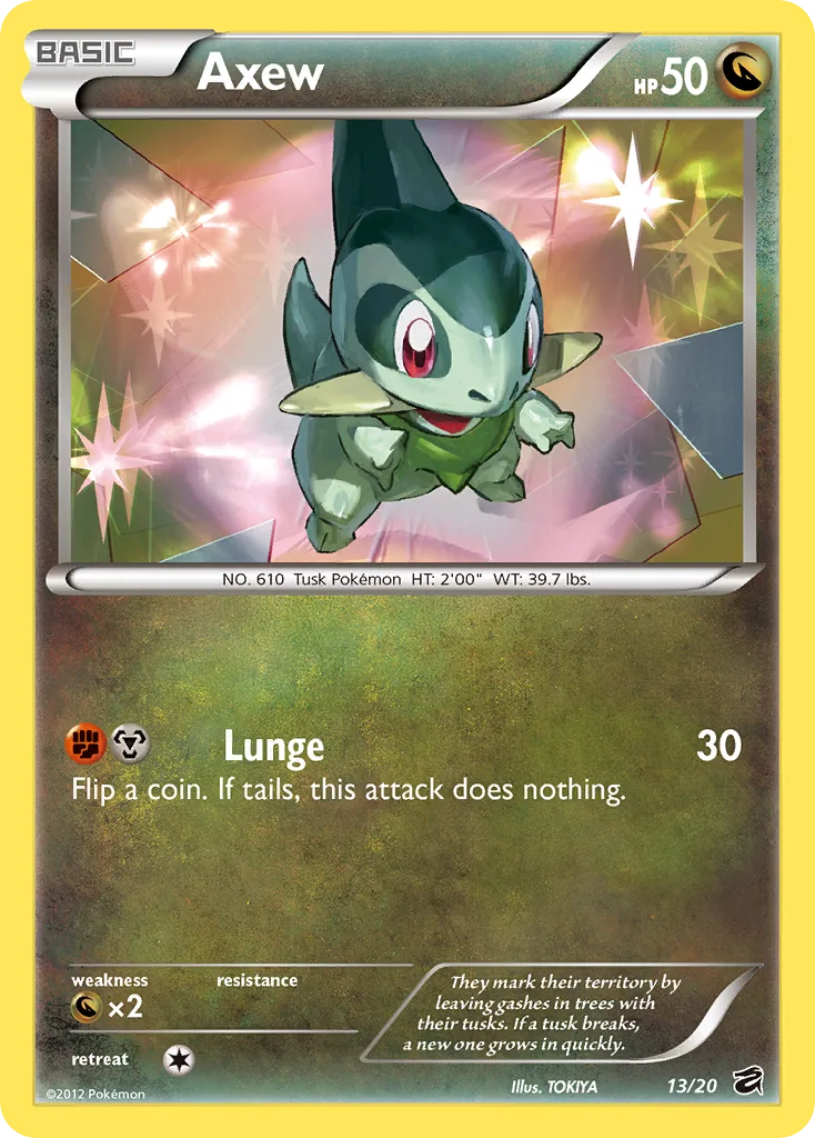 Axew, Dragon Vault #13/20