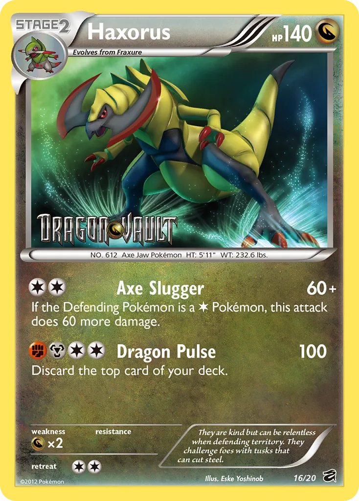 Haxorus, Dragon Vault #16/20