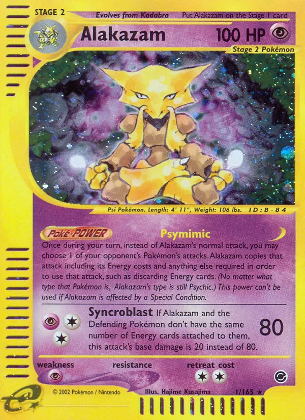 Alakazam, Expedition Base Set #1/165
