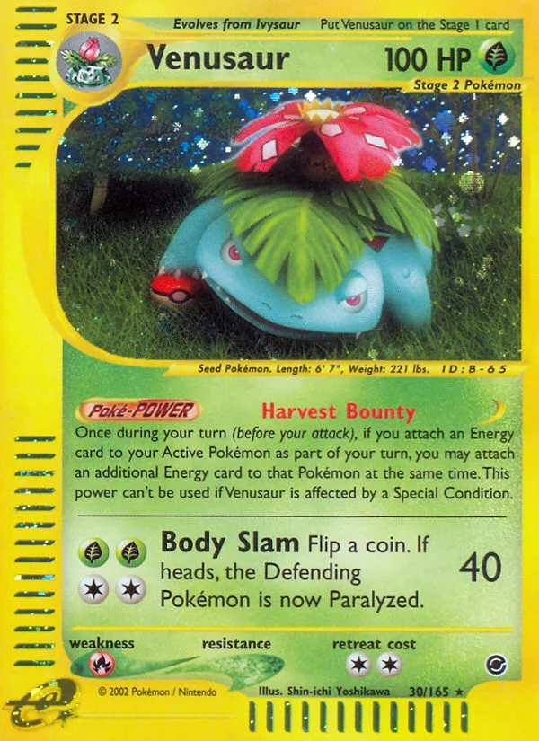 Venusaur, Expedition Base Set #30/165