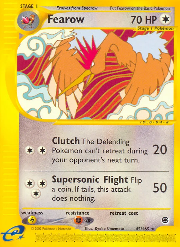 Fearow, Expedition Base Set #45/165