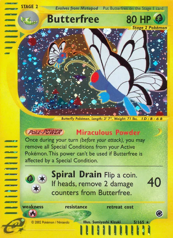 Butterfree, Expedition Base Set #5/165