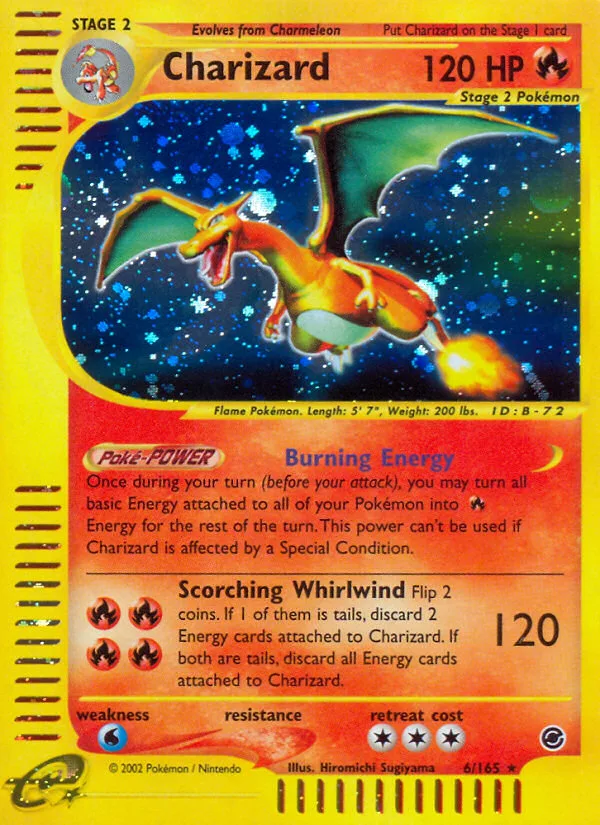 Charizard, Expedition Base Set #6/165