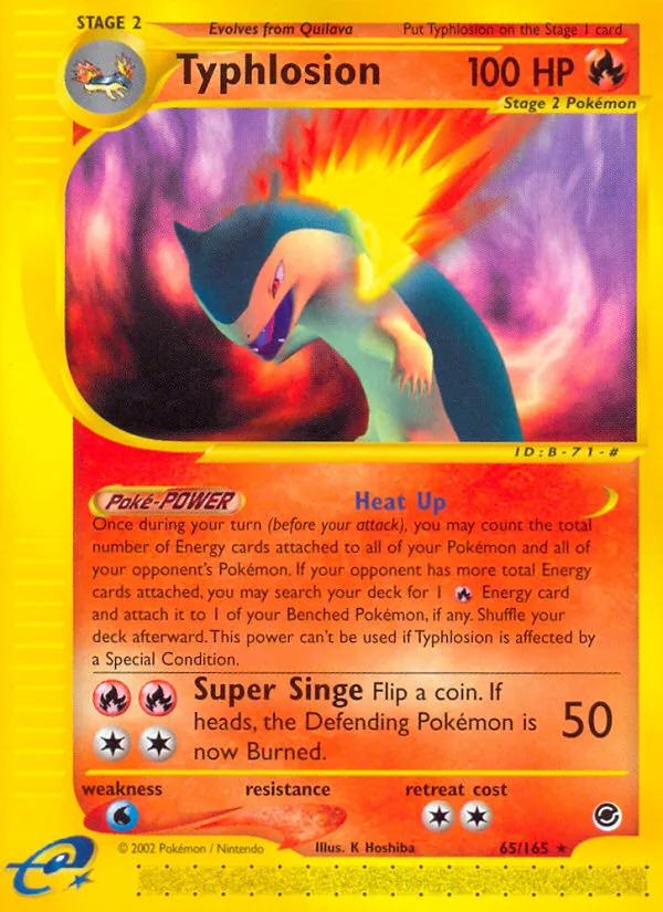 Typhlosion, Expedition Base Set #65/165