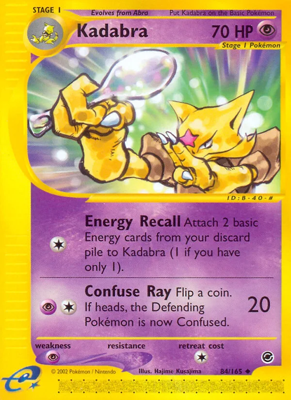 Kadabra, Expedition Base Set #84/165