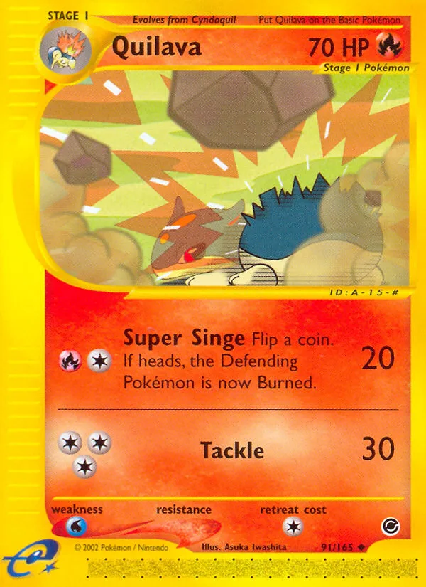 Quilava, Expedition Base Set #91/165