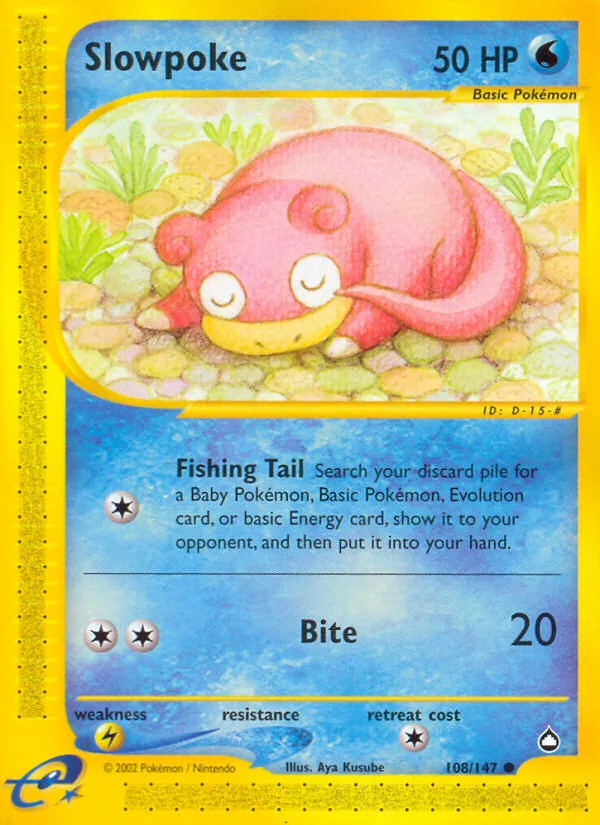 Slowpoke, Aquapolis #108/147