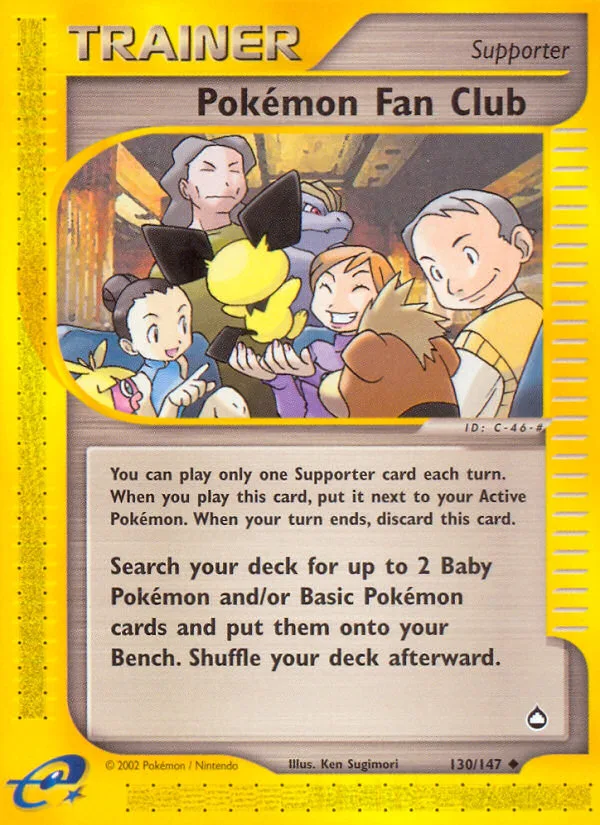 Pokémon Fan Club, Aquapolis #130/147