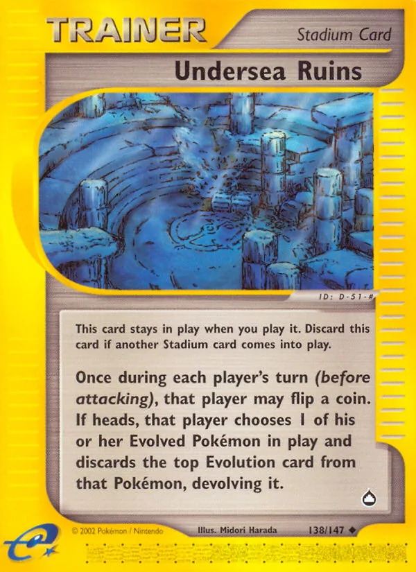 Undersea Ruins, Aquapolis #138/147