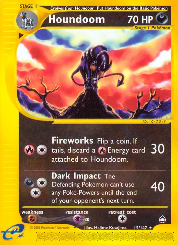 Houndoom, Aquapolis #15/147