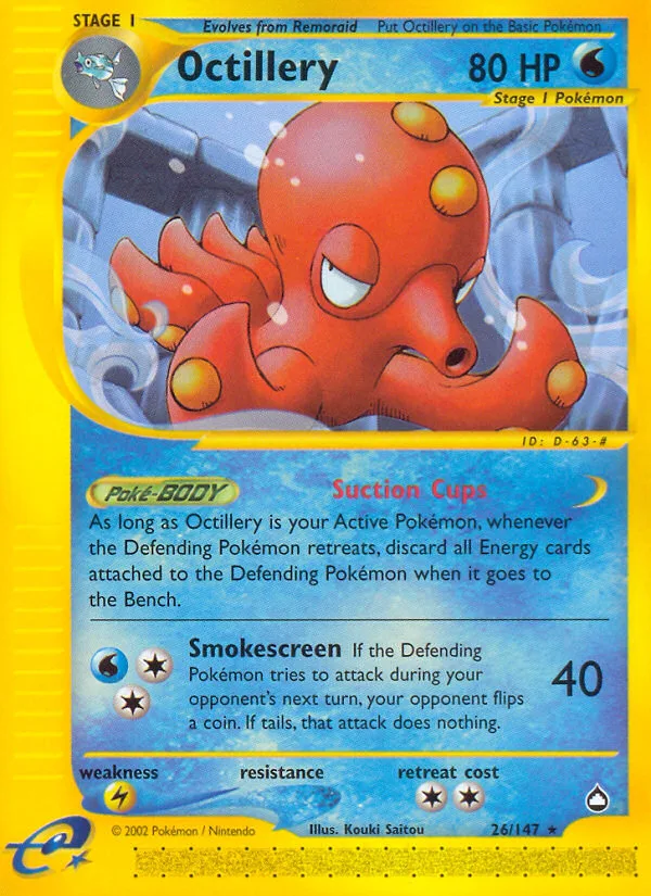 Octillery, Aquapolis #26/147