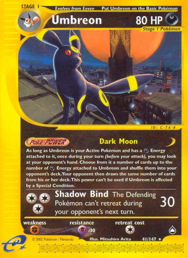 Umbreon, Aquapolis #41/147