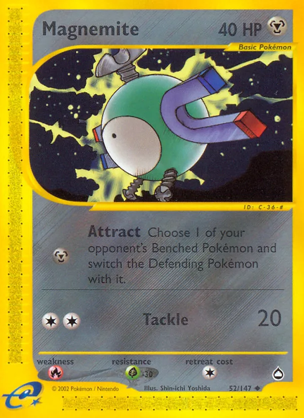 Magnemite, Aquapolis #52/147