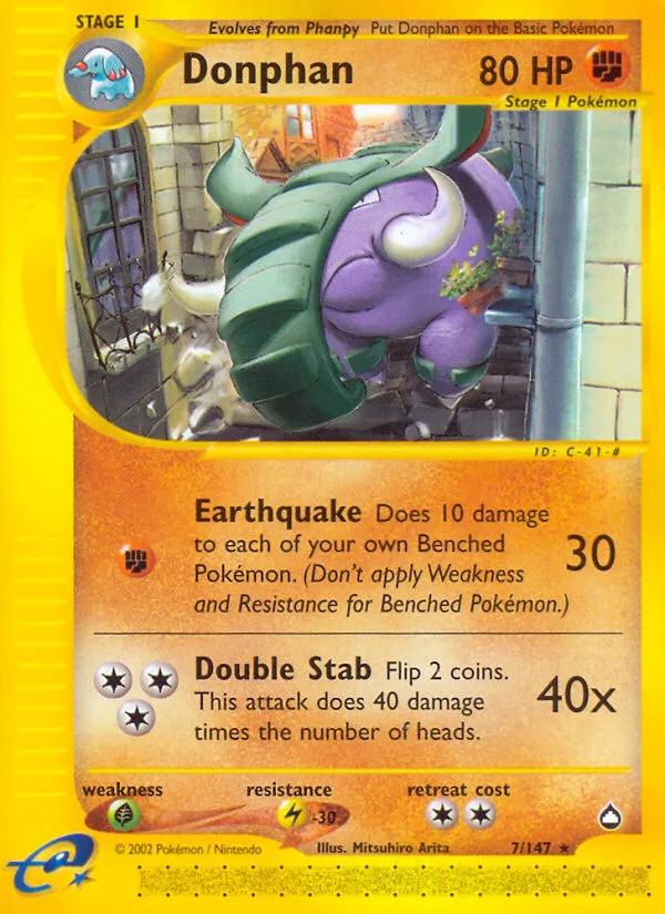 Donphan, Aquapolis #7/147
