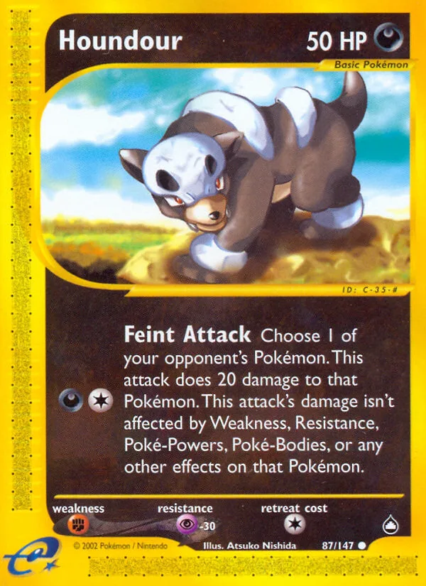 Houndour, Aquapolis #87/147