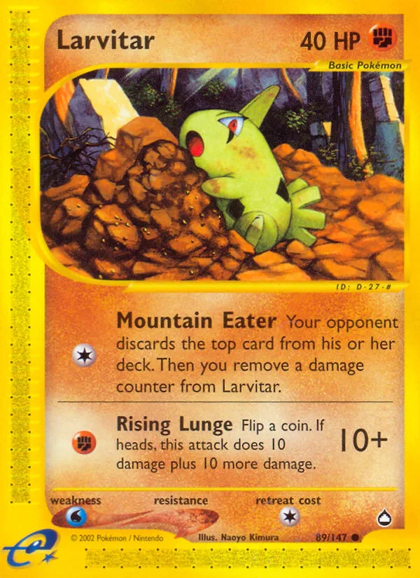 Larvitar, Aquapolis #89/147